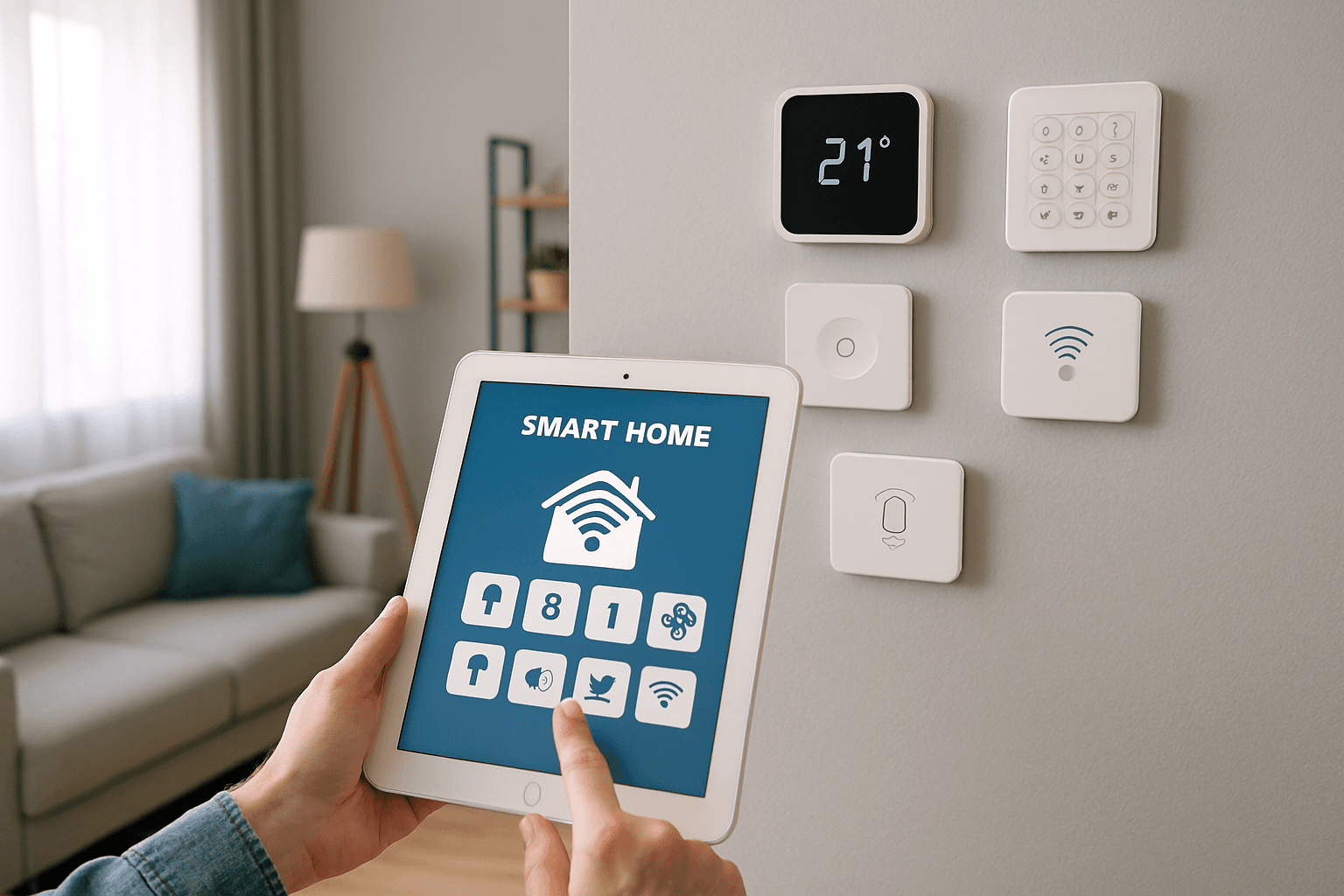 Complete home automation system with lighting, access control and security